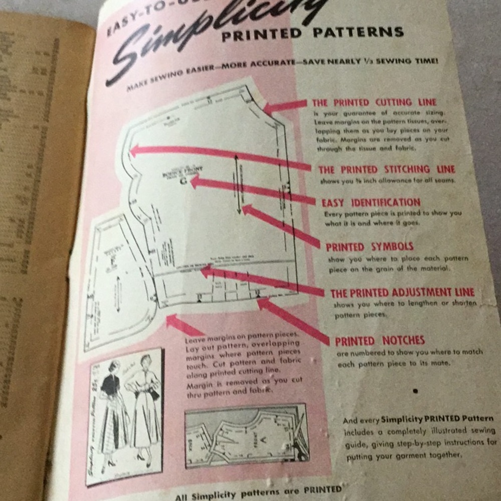 Simplicity Sewing Book Vintage 1949 - Picture 5 of 5